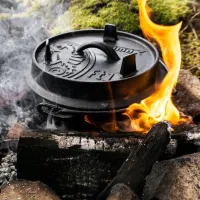 Котел Petromax Dutch Oven ft 6 with base 5.5л / Чугун / Черный photo 6