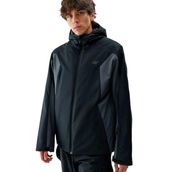 Ветровка для мужчин 4F 4FAW23TTJAM306-20S Демисезонная/ Черный photo 3 Ветровка для мужчин 4F 4FAW23TTJAM306-20S Демисезонная/ Черный photo 3