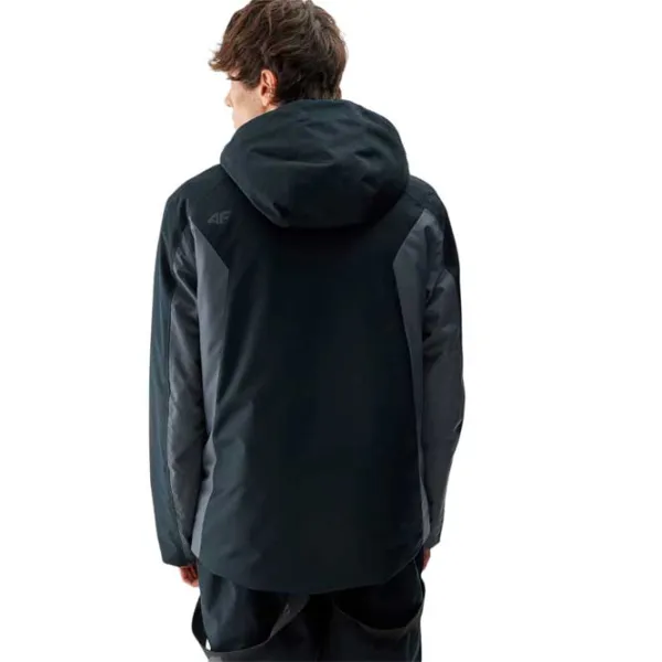 Ветровка для мужчин 4F 4FAW23TTJAM306-20S Демисезонная/ Черный photo 5 Ветровка для мужчин 4F 4FAW23TTJAM306-20S Демисезонная/ Черный photo 5