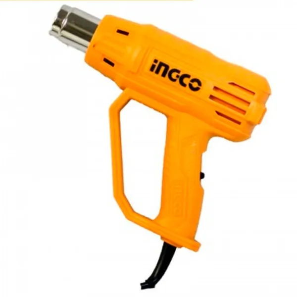 Строительный фен INGCO HG2000385 2000 Вт/ Желтый photo 2