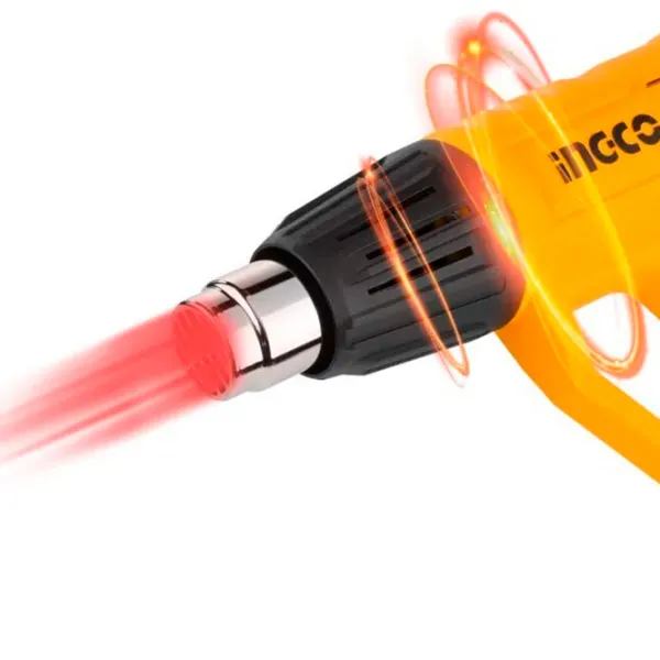 Строительный фен INGCO HG200047 2000 Вт/ Желтый photo 5