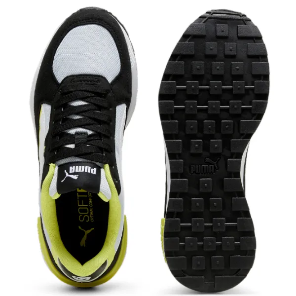 Adidași pentru băieți Puma Graviton Jr Vară/ Black Lime photo 4