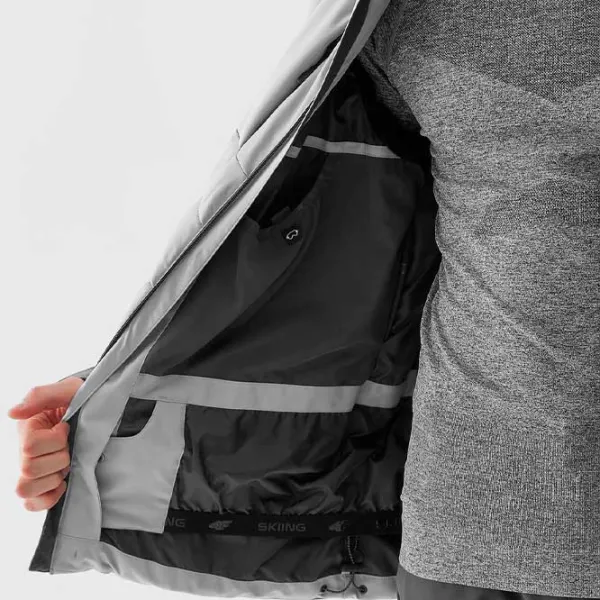 Ветровка для мужчин 4F 4FAW23TDJAM278-25S Зимние/ Серый photo 5 Ветровка для мужчин 4F 4FAW23TDJAM278-25S Зимние/ Серый photo 5