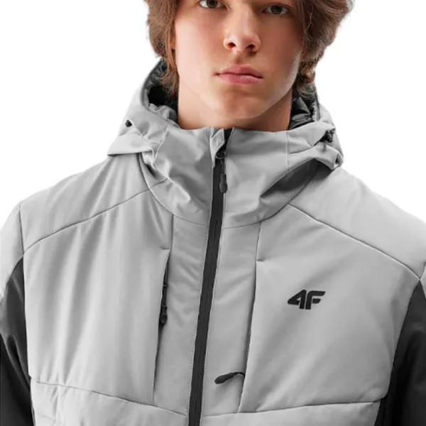 Ветровка для мужчин 4F 4FAW23TDJAM278-25S Зимние/ Серый photo 3 Ветровка для мужчин 4F 4FAW23TDJAM278-25S Зимние/ Серый photo 3