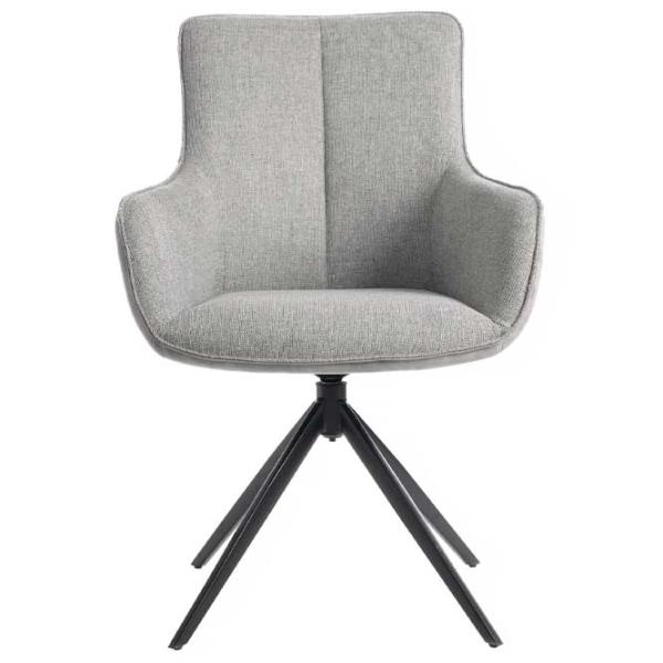 Fotoliu de birou DecoPrim Queen Catifea/ Gray photo 2 Fotoliu de birou DecoPrim Queen Catifea/ Gray photo 2