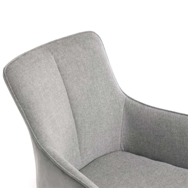 Fotoliu de birou DecoPrim Queen Catifea/ Gray photo 5 Fotoliu de birou DecoPrim Queen Catifea/ Gray photo 5