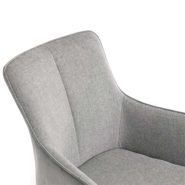 Fotoliu de birou DecoPrim Queen Catifea/ Gray photo 5 Fotoliu de birou DecoPrim Queen Catifea/ Gray photo 5