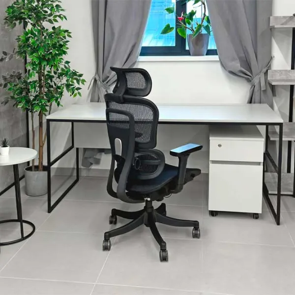 Офисное кресло DecoPrim Ember Акриловая сетка/ Черный photo 5