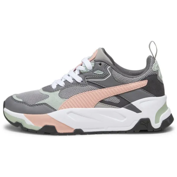 Adidași pentru fetiţe Puma Trinity Jr Concrete Demisezon/ Gray photo 4 Adidași pentru fetiţe Puma Trinity Jr Concrete Demisezon/ Gray photo 4