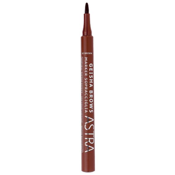 Маркер для бровей Astra Geisha Brows Коричневый photo 2 Маркер для бровей Astra Geisha Brows Коричневый photo 2
