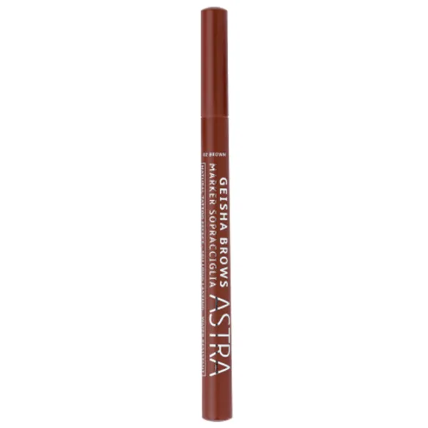 Маркер для бровей Astra Geisha Brows Коричневый photo 3 Маркер для бровей Astra Geisha Brows Коричневый photo 3