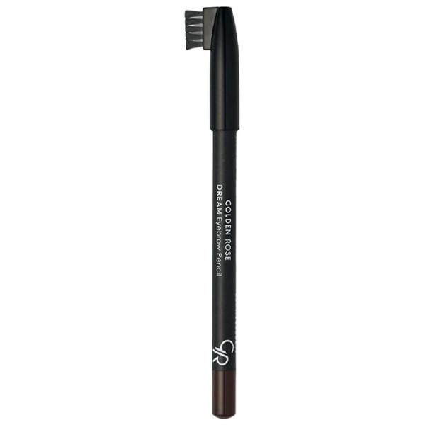 Creion pentru sprâncene Golden Rose Dream Eyebrow Pencil Dark chocolate photo 2 Creion pentru sprâncene Golden Rose Dream Eyebrow Pencil Dark chocolate photo 2