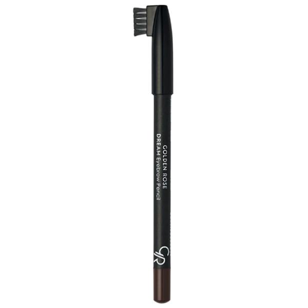 Карандаш для бровей Golden Rose Dream Eyebrow Pencil Тёмно-коричневый photo 2 Карандаш для бровей Golden Rose Dream Eyebrow Pencil Тёмно-коричневый photo 2