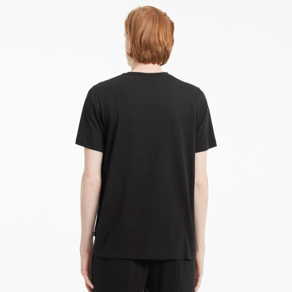 Tricou pentru bărbați Puma Ess Small Logo Tee 100% bumbac/ Black photo 4