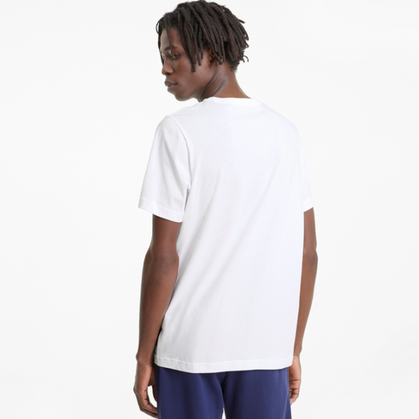 Tricou pentru bărbați Puma Ess Small Logo Tee 100% bumbac/ White photo 4 Tricou pentru bărbați Puma Ess Small Logo Tee 100% bumbac/ White photo 4