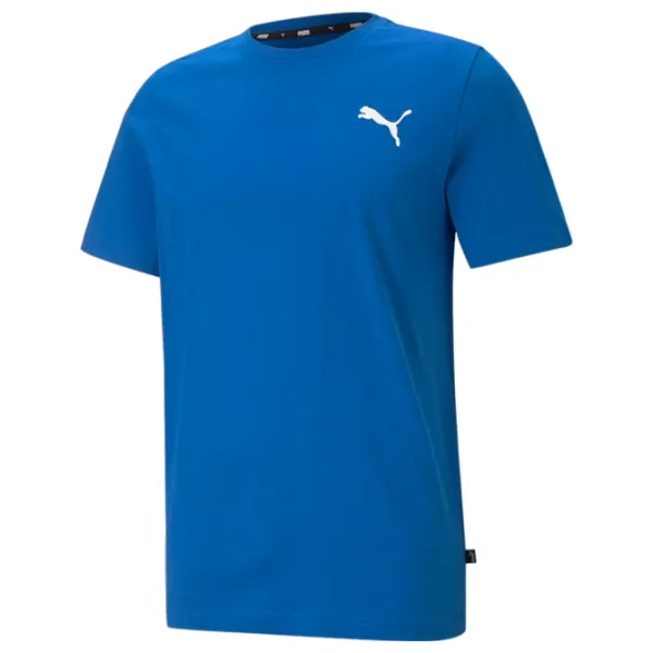 Tricou pentru bărbați Puma Ess Small Logo Tee 100% bumbac/ Blue photo 2