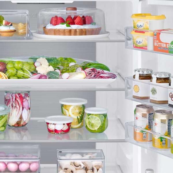 Frigider Samsung RB53DG703ES9UA cu congelator jos 492 l / 203 cm / Inox photo 8