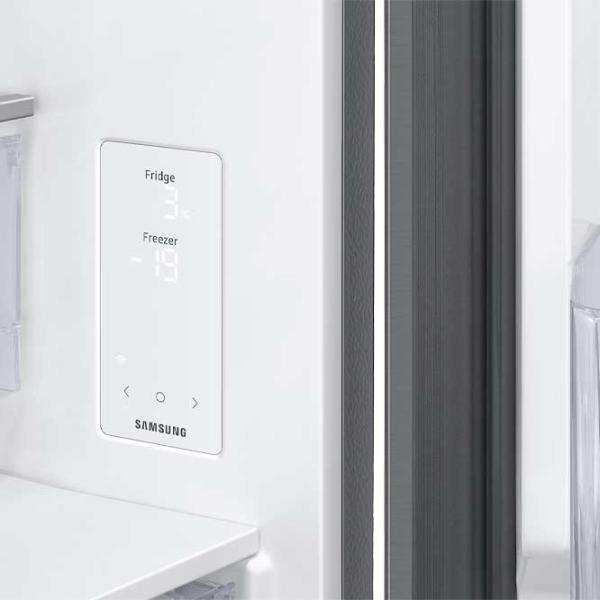 Frigider Samsung RB53DG703ES9UA cu congelator jos 492 l / 203 cm / Inox photo 9