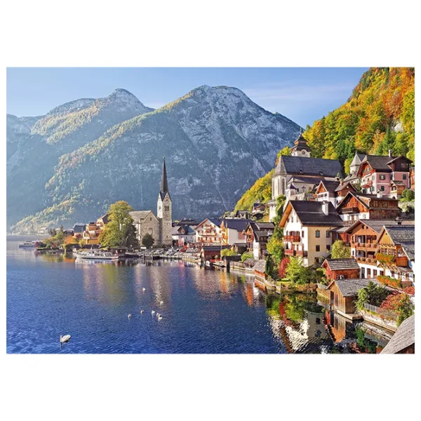 Puzzle 2D Castorland 500 Hallstatt, Austria 9+/ Numărul de piese: 500 photo 2