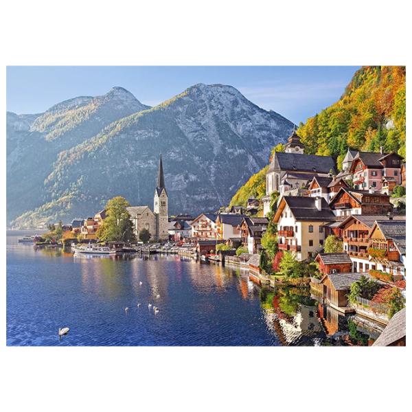 Puzzle 2D Castorland 500 Hallstatt, Austria 9+/ Numărul de piese: 500 photo 2