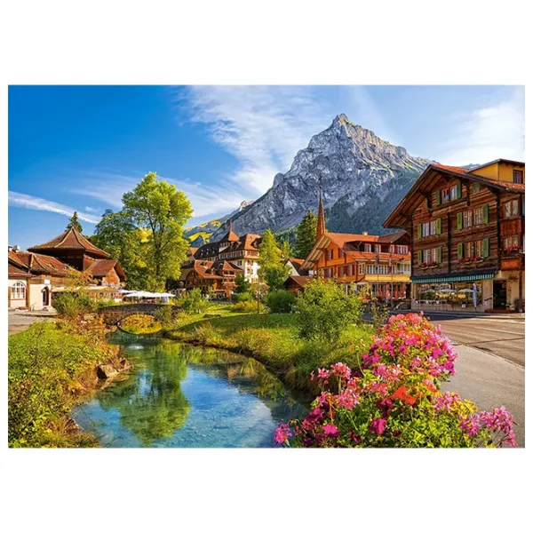 Puzzle 2D Castorland 500 Kandersteg, Switzerland 9+/ Numărul de piese: 500 photo 2