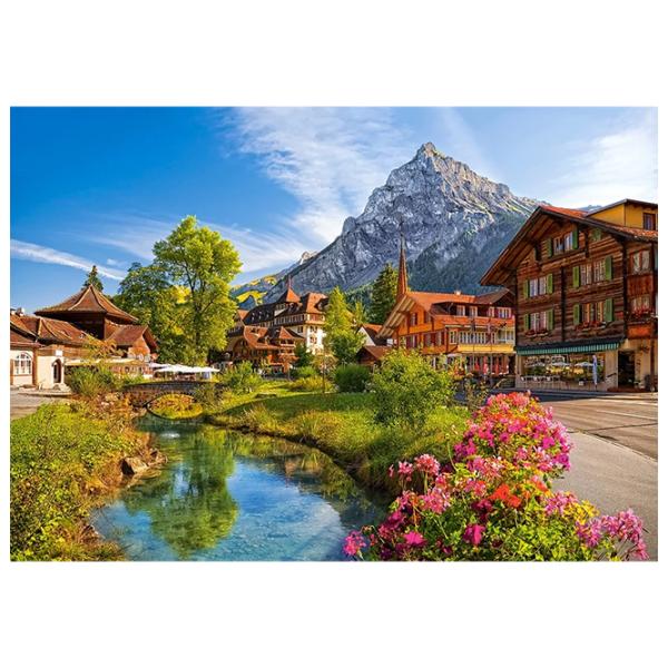 Puzzle 2D Castorland 500 Kandersteg, Switzerland 9+/ Numărul de piese: 500 photo 2