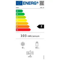 Frigider Nash NBC90 cu congelator sus / 83 cm / White photo 5
