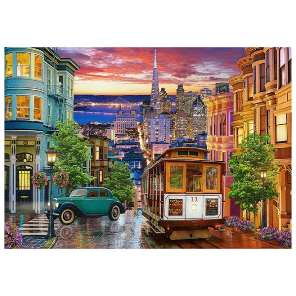 Пазл 2D Castorland 500 San Francisco Trolley 9+/ Количество деталей: 500 photo 2