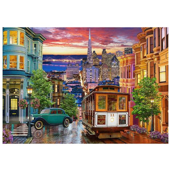 Пазл 2D Castorland 500 San Francisco Trolley 9+/ Количество деталей: 500 photo 2