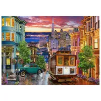 Puzzle 2D Castorland 500 San Francisco Trolley 9+/ Numărul de piese: 500 photo 2