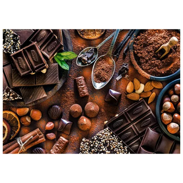 Puzzle 2D Castorland 500 Chocolate Treats 9+/ Numărul de piese: 500 photo 2