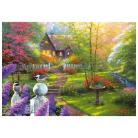 Puzzle 2D Castorland 500 Secret Garden 9+/ Numărul de piese: 500 photo 2
