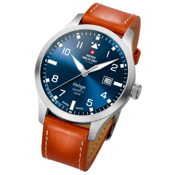 Ceas de mână pentru bărbați Swiss Military SM34078.07 Cuarț/ 43 mm photo 2