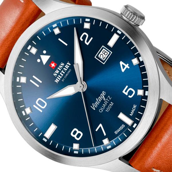 Ceas de mână pentru bărbați Swiss Military SM34078.07 Cuarț/ 43 mm photo 3