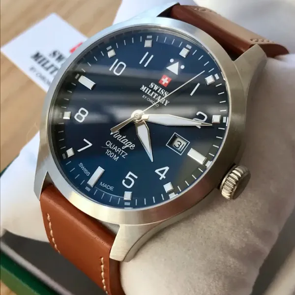 Ceas de mână pentru bărbați Swiss Military SM34078.07 Cuarț/ 43 mm photo 4