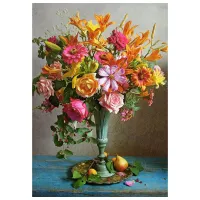 Puzzle 2D Castorland 500 Autumn Flowers 9+/ Numărul de piese: 500 photo 2