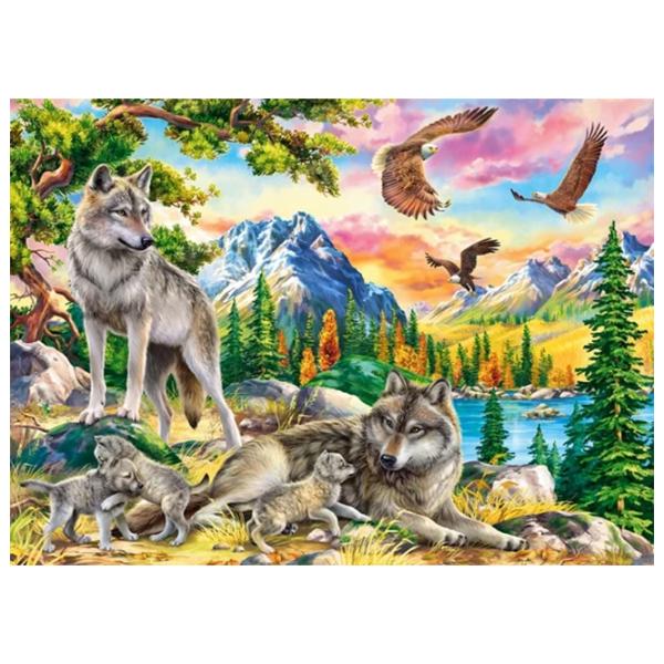 Puzzle 2D Castorland 300 Unicorn Garden 8+/ Numărul de piese: 300 photo 2