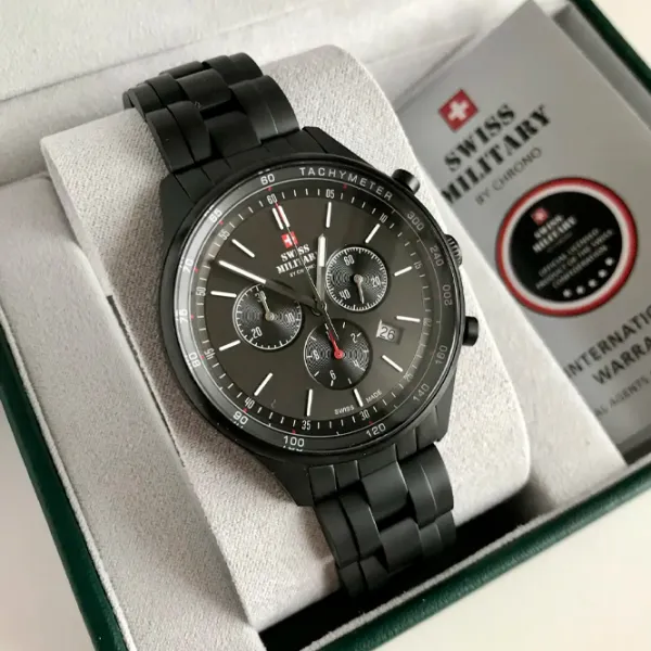 Ceas de mână pentru bărbați Swiss Military SM34081.04 Cuarț/ 42 mm photo 5