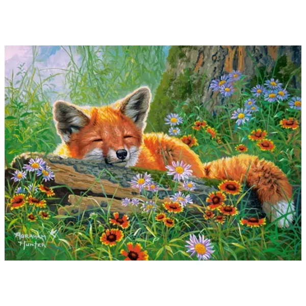 Puzzle 2D Castorland 100 Foxy Dreams 6+/ Numărul de piese: 100 photo 2