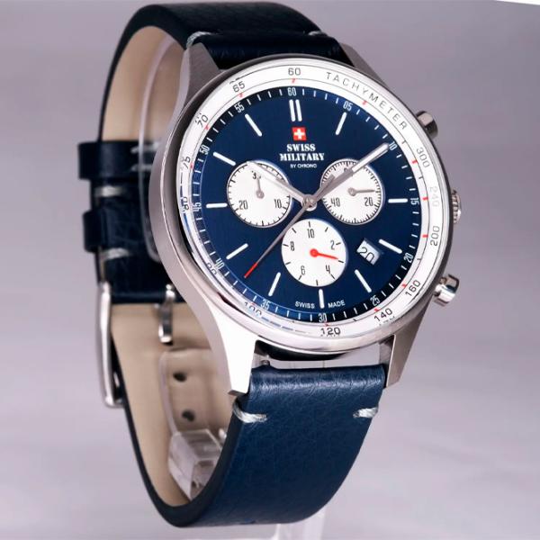 Ceas de mână pentru bărbați Swiss Military SM34081.08 Cuarț/ 42 mm photo 2 Ceas de mână pentru bărbați Swiss Military SM34081.08 Cuarț/ 42 mm photo 2