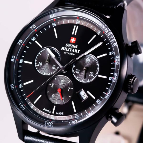 Ceas de mână pentru bărbați Swiss Military SM34081.10 Cuarț/ 42 mm photo 3