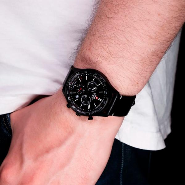 Ceas de mână pentru bărbați Swiss Military SM34081.10 Cuarț/ 42 mm photo 6