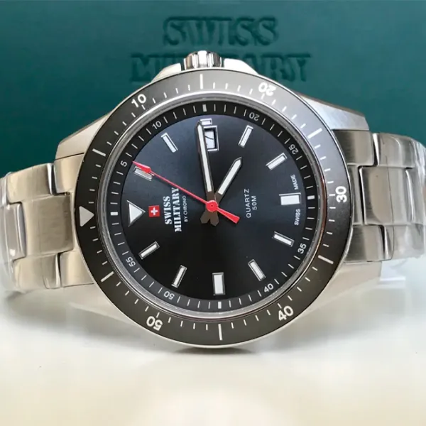 Ceas de mână pentru bărbați Swiss Military SM34082.03 Cuarț/ 42 mm photo 2