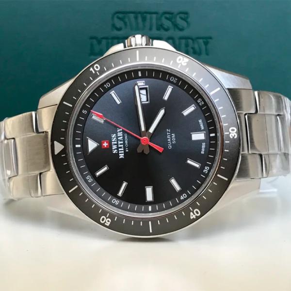 Ceas de mână pentru bărbați Swiss Military SM34082.03 Cuarț/ 42 mm photo 2