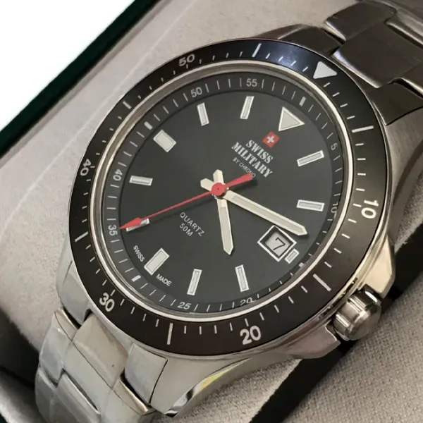 Ceas de mână pentru bărbați Swiss Military SM34082.03 Cuarț/ 42 mm photo 3