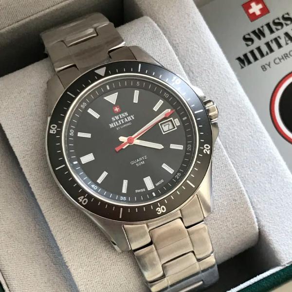 Ceas de mână pentru bărbați Swiss Military SM34082.03 Cuarț/ 42 mm photo 4