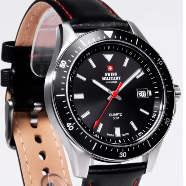 Ceas de mână pentru bărbați Swiss Military SM34082.04 Cuarț/ 42 mm photo 2 Ceas de mână pentru bărbați Swiss Military SM34082.04 Cuarț/ 42 mm photo 2