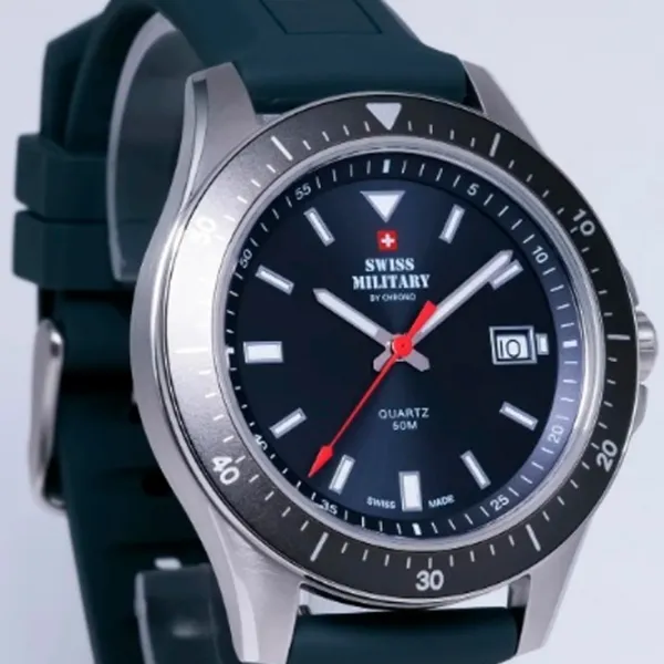 Ceas de mână pentru bărbați Swiss Military SM34082.09 Cuarț/ 42 mm photo 2