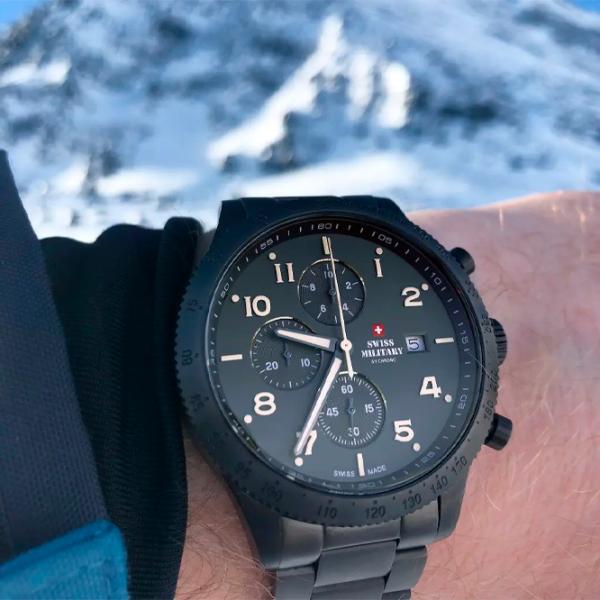 Ceas de mână pentru bărbați Swiss Military SM34084.04 Cuarț/ 42 mm photo 3