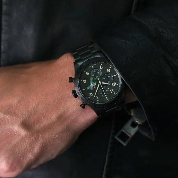 Ceas de mână pentru bărbați Swiss Military SM34084.04 Cuarț/ 42 mm photo 4